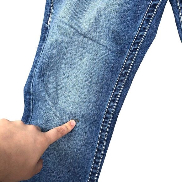 True Religion Jeans Size 29 SKINNY BIG T Blue - Picture 8 of 9